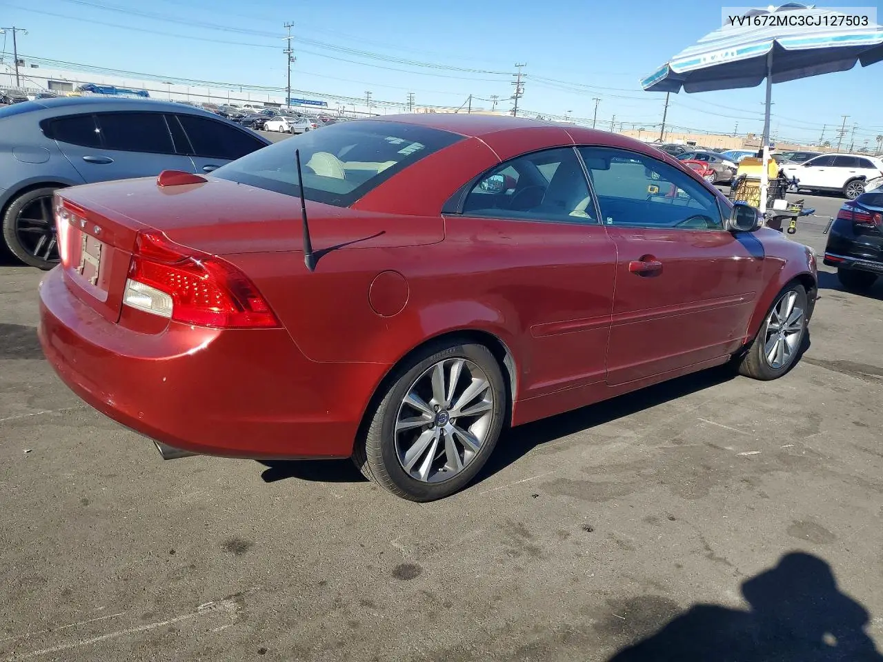 2012 VOLVO C70 VIN YV1672MC3CJ127503 — фото 4