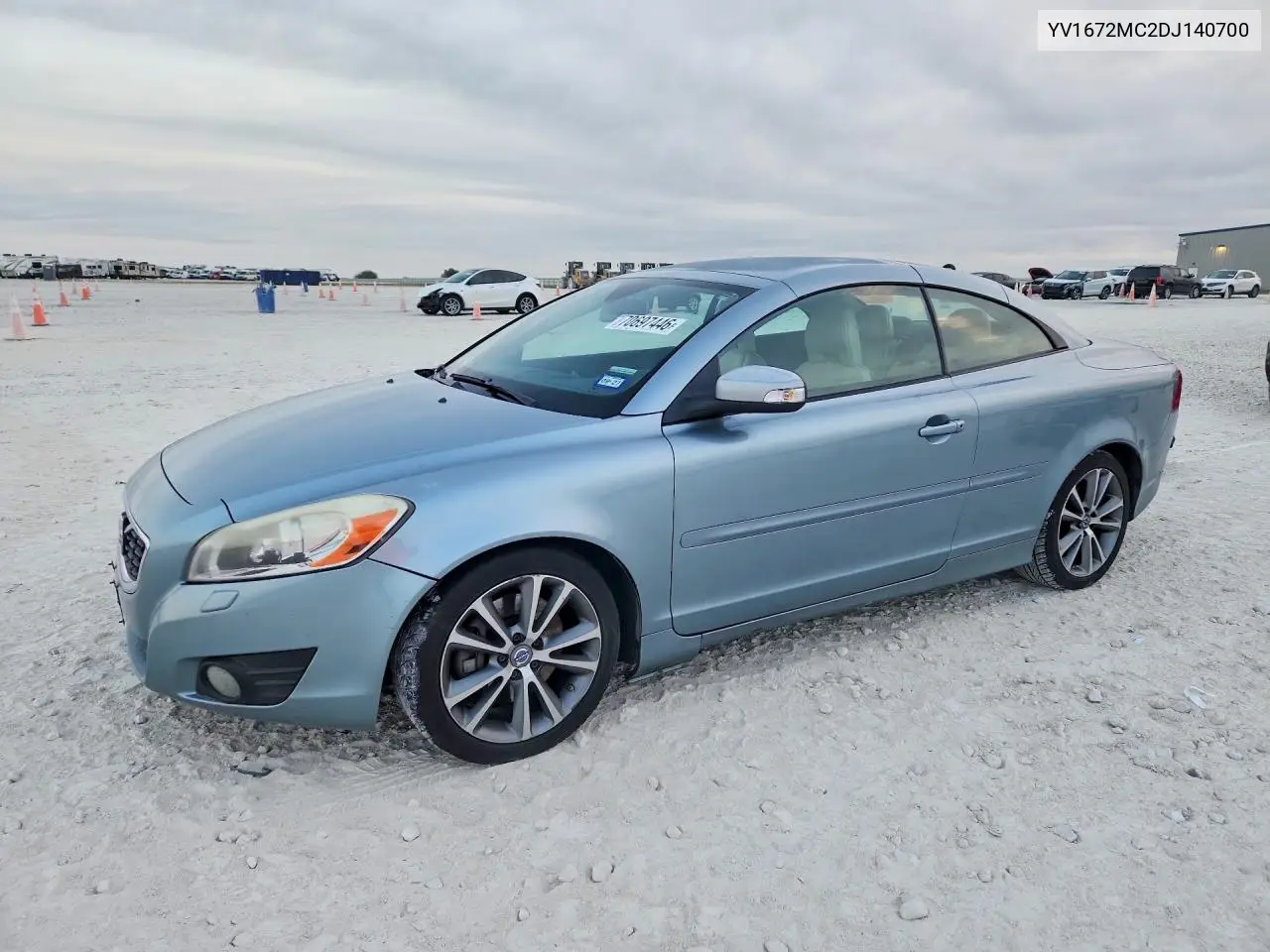 VOLVO C70 2013, VIN YV1672MC2DJ140700