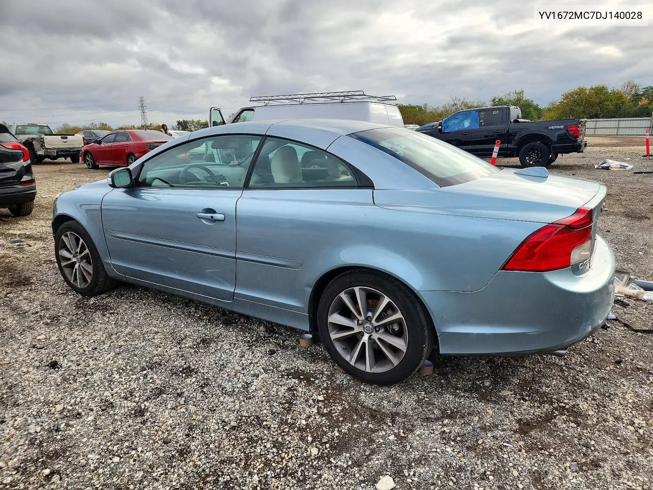 2013 VOLVO C70 VIN YV1672MC7DJ140028 — фото 2