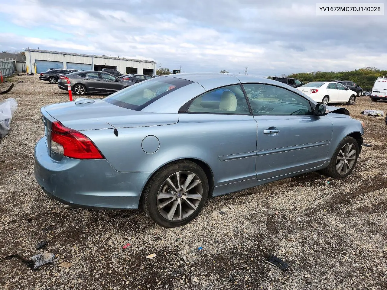 2013 VOLVO C70 VIN YV1672MC7DJ140028 — фото 3