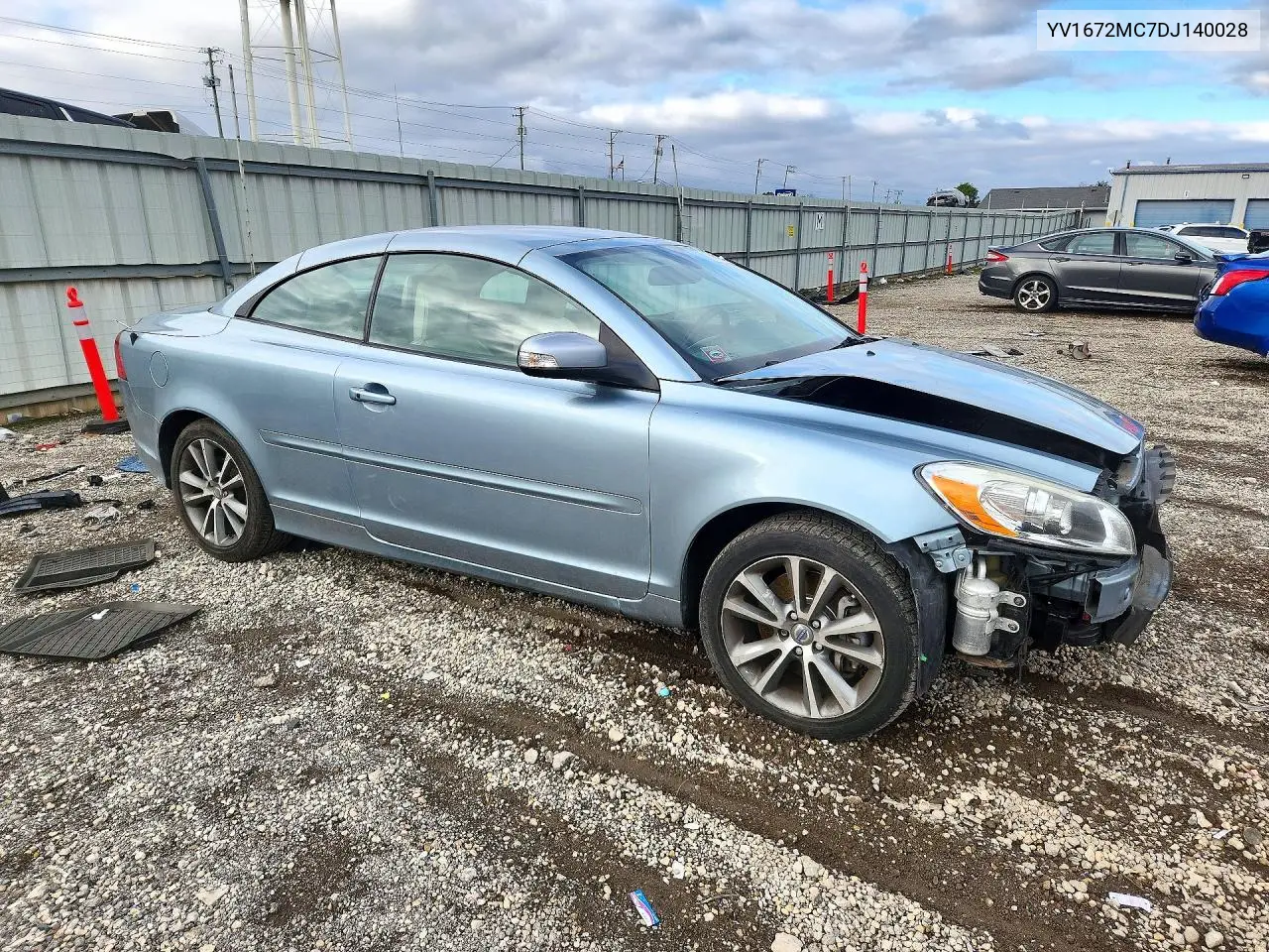 2013 VOLVO C70 VIN YV1672MC7DJ140028 — фото 4
