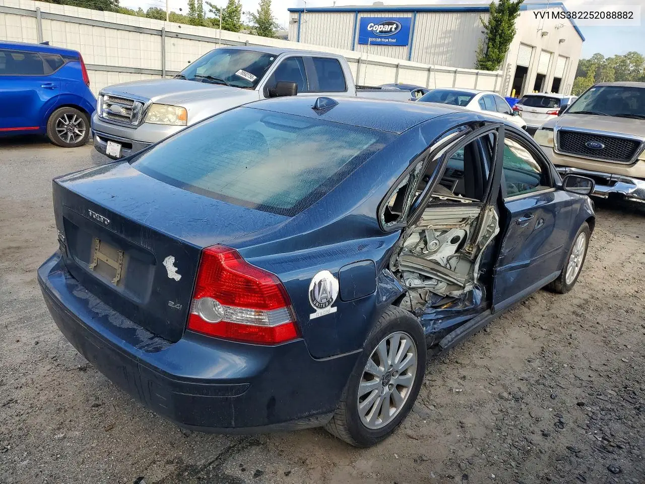 2005 VOLVO S40 VIN YV1MS382252088882 — фото 3