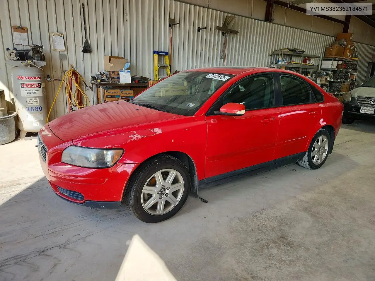 VOLVO S40 2006, VIN YV1MS382362184571
