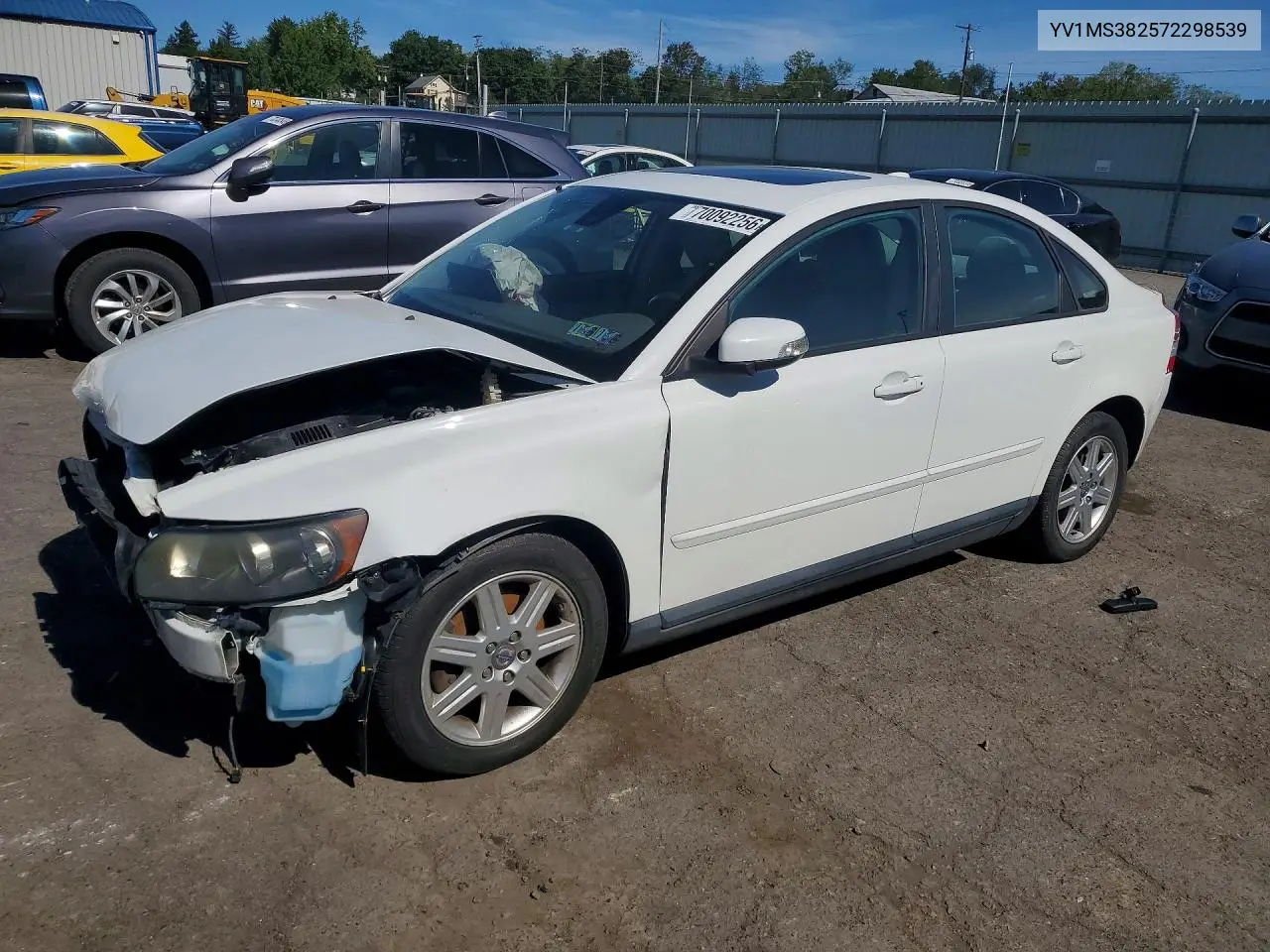 VOLVO S40 2007, VIN YV1MS382572298539
