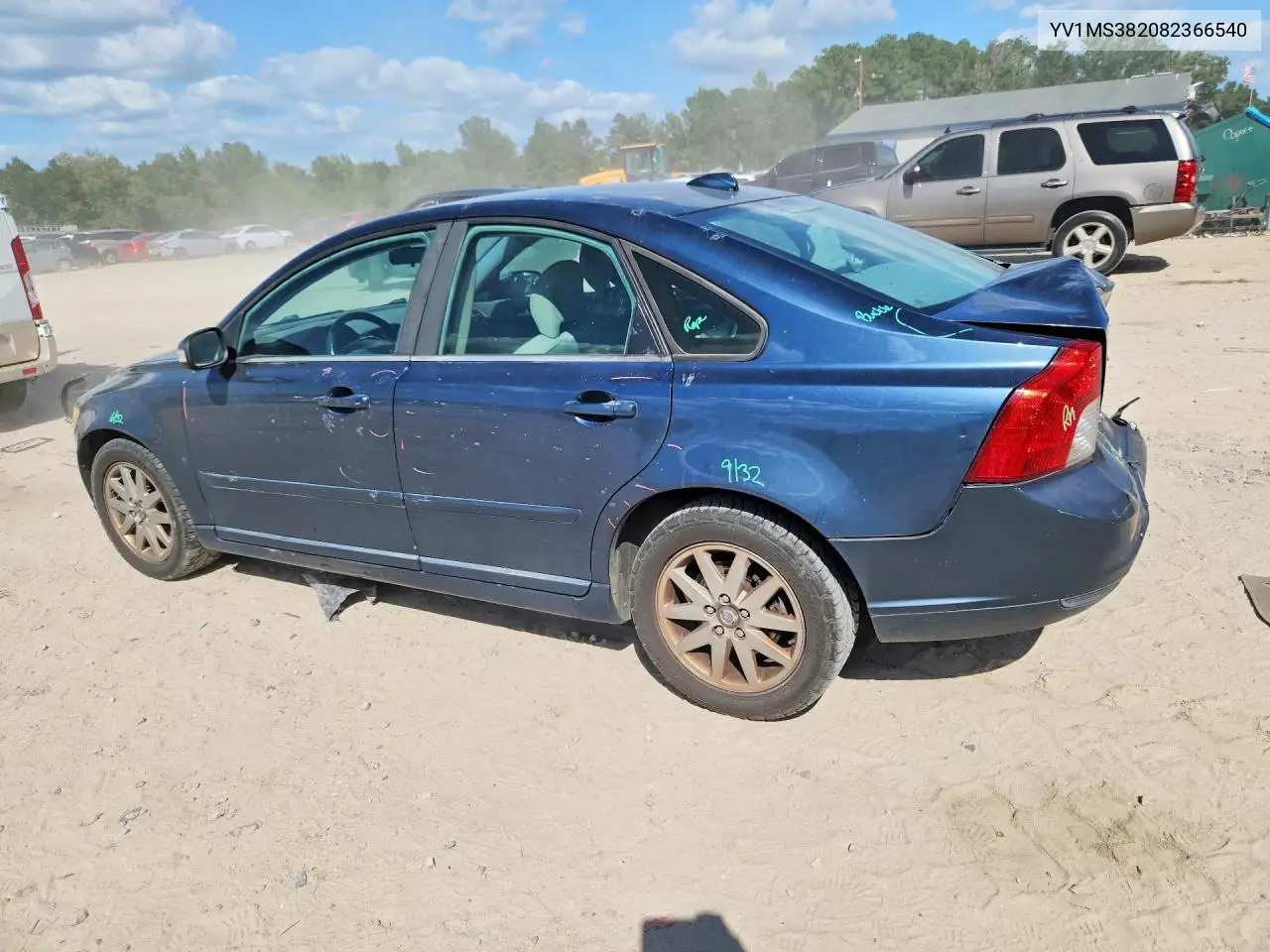 2008 VOLVO S40 VIN YV1MS382082366540 — фото 2