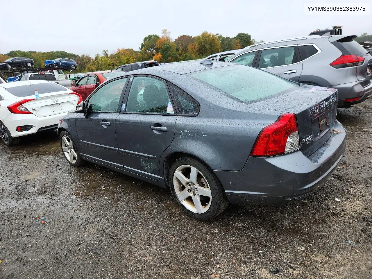 2008 VOLVO S40 VIN YV1MS390382383975 — фото 2