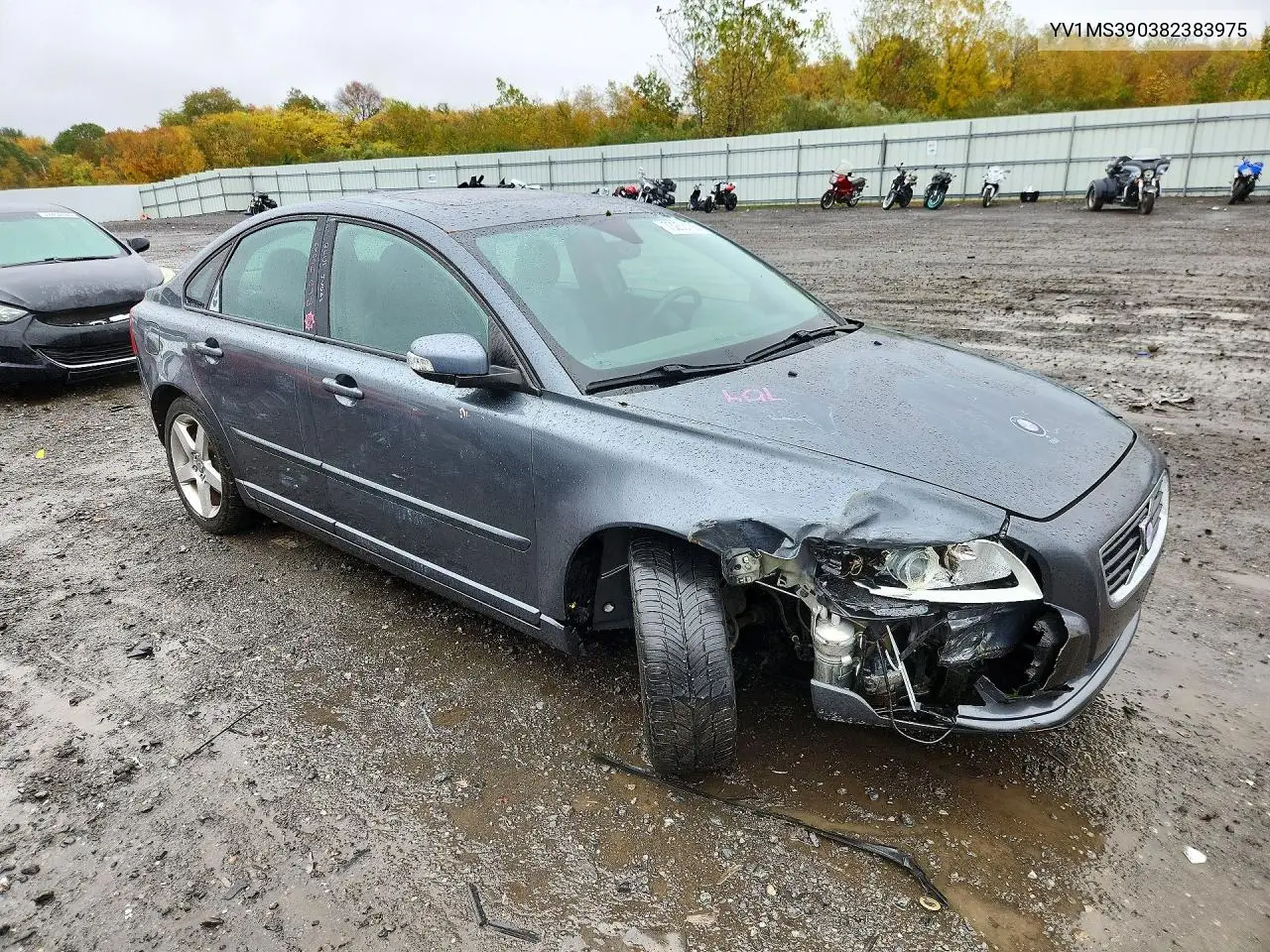2008 VOLVO S40 VIN YV1MS390382383975 — фото 4