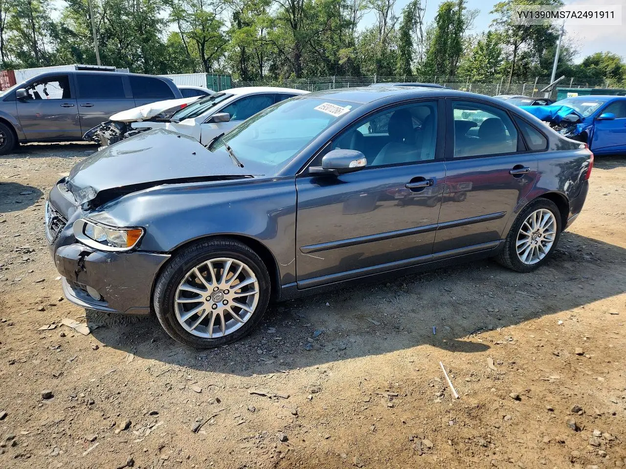 VOLVO S40 2010, VIN YV1390MS7A2491911