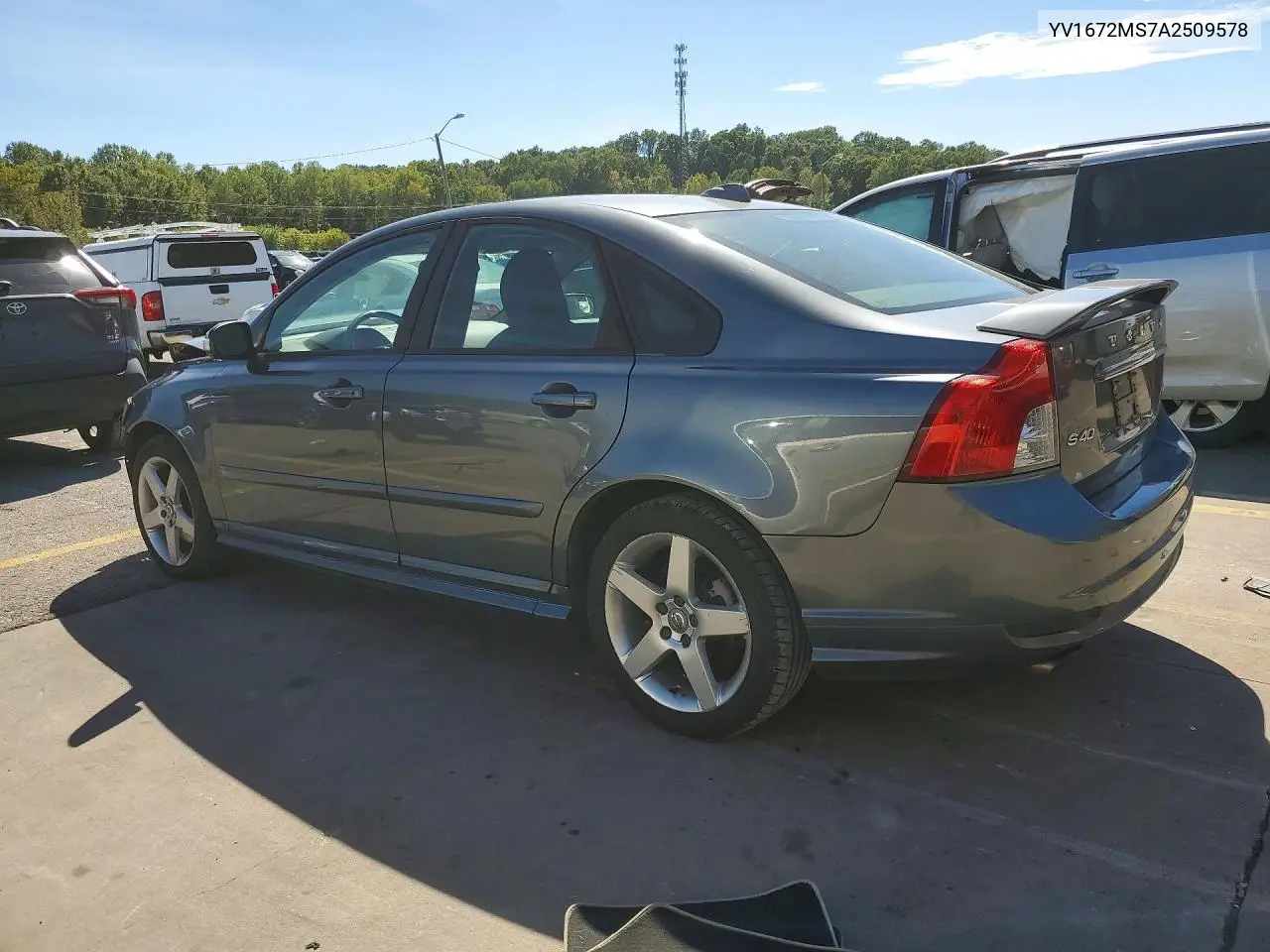 2010 VOLVO S40 VIN YV1672MS7A2509578 — фото 2