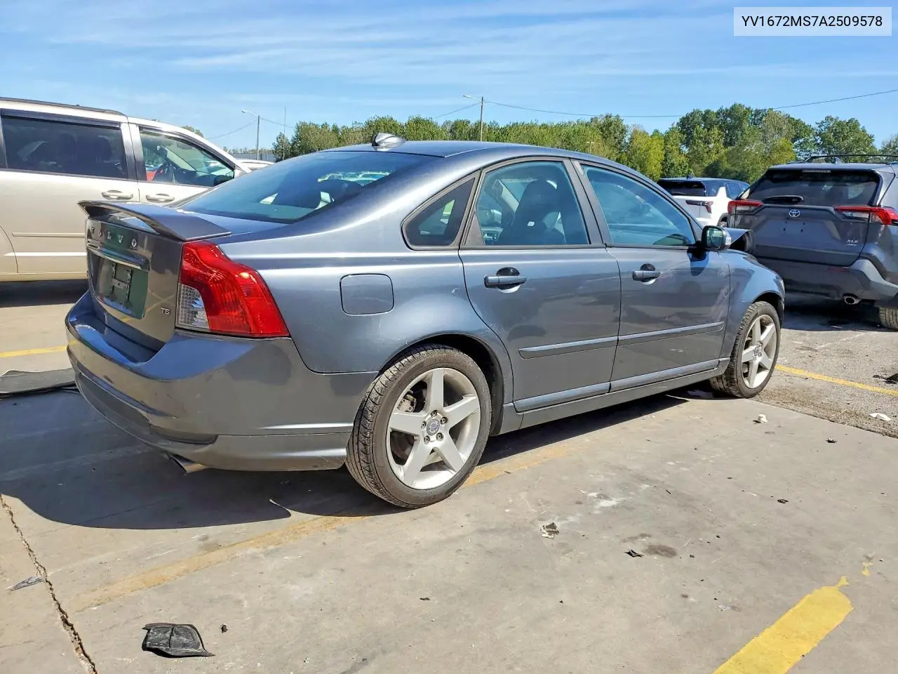 2010 VOLVO S40 VIN YV1672MS7A2509578 — фото 3