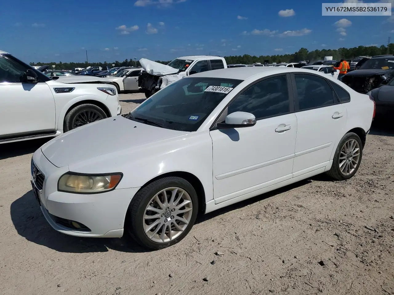 VOLVO S40 2011, VIN YV1672MS5B2536179