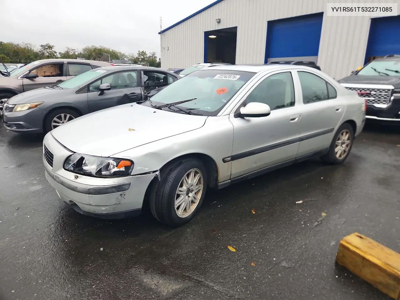 VOLVO S60 2003, VIN YV1RS61T532271085