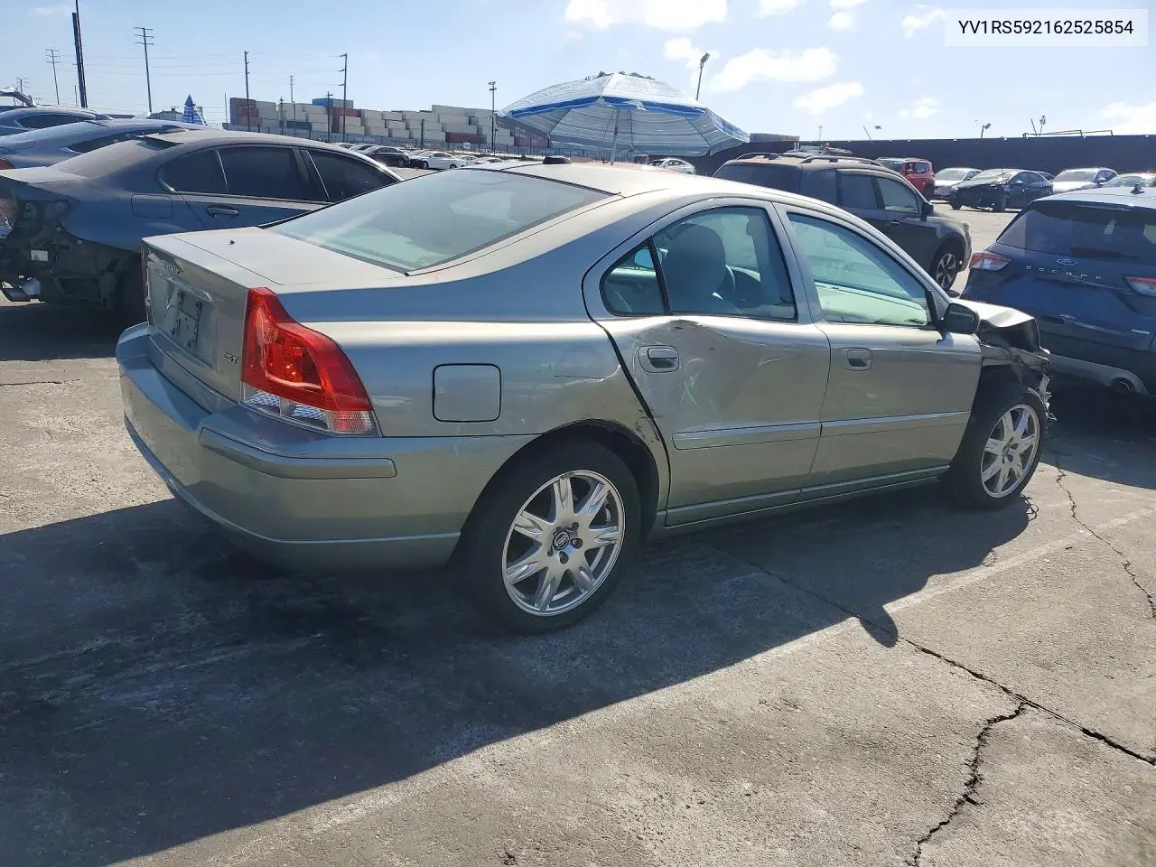 2006 VOLVO S60 VIN YV1RS592162525854 — фото 3