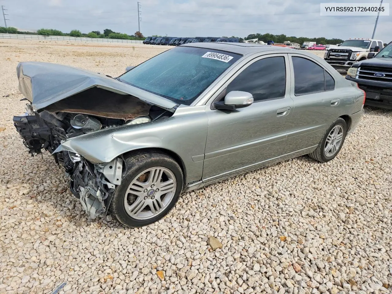 VOLVO S60 2007, VIN YV1RS592172640245
