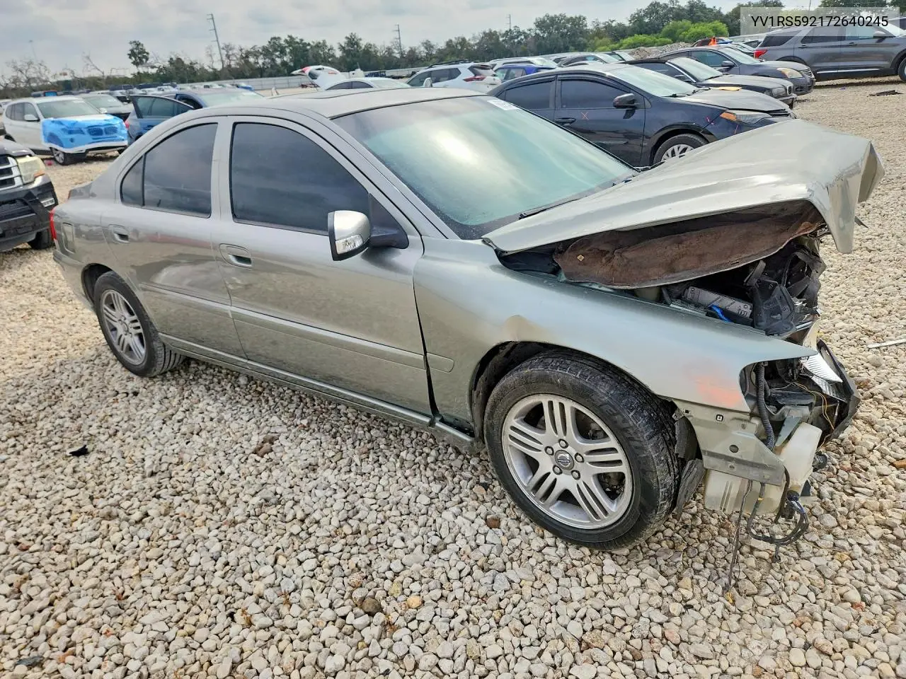 2007 VOLVO S60 VIN YV1RS592172640245 — фото 4