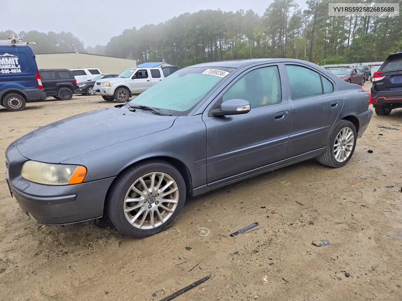 VOLVO S60 2008, VIN YV1RS592582685688