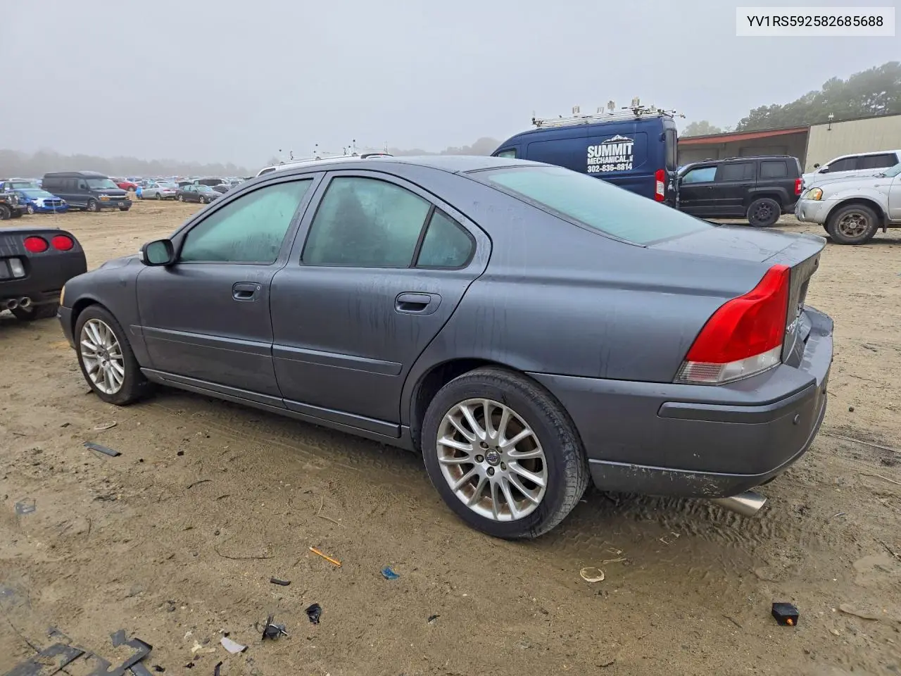 2008 VOLVO S60 VIN YV1RS592582685688 — фото 2