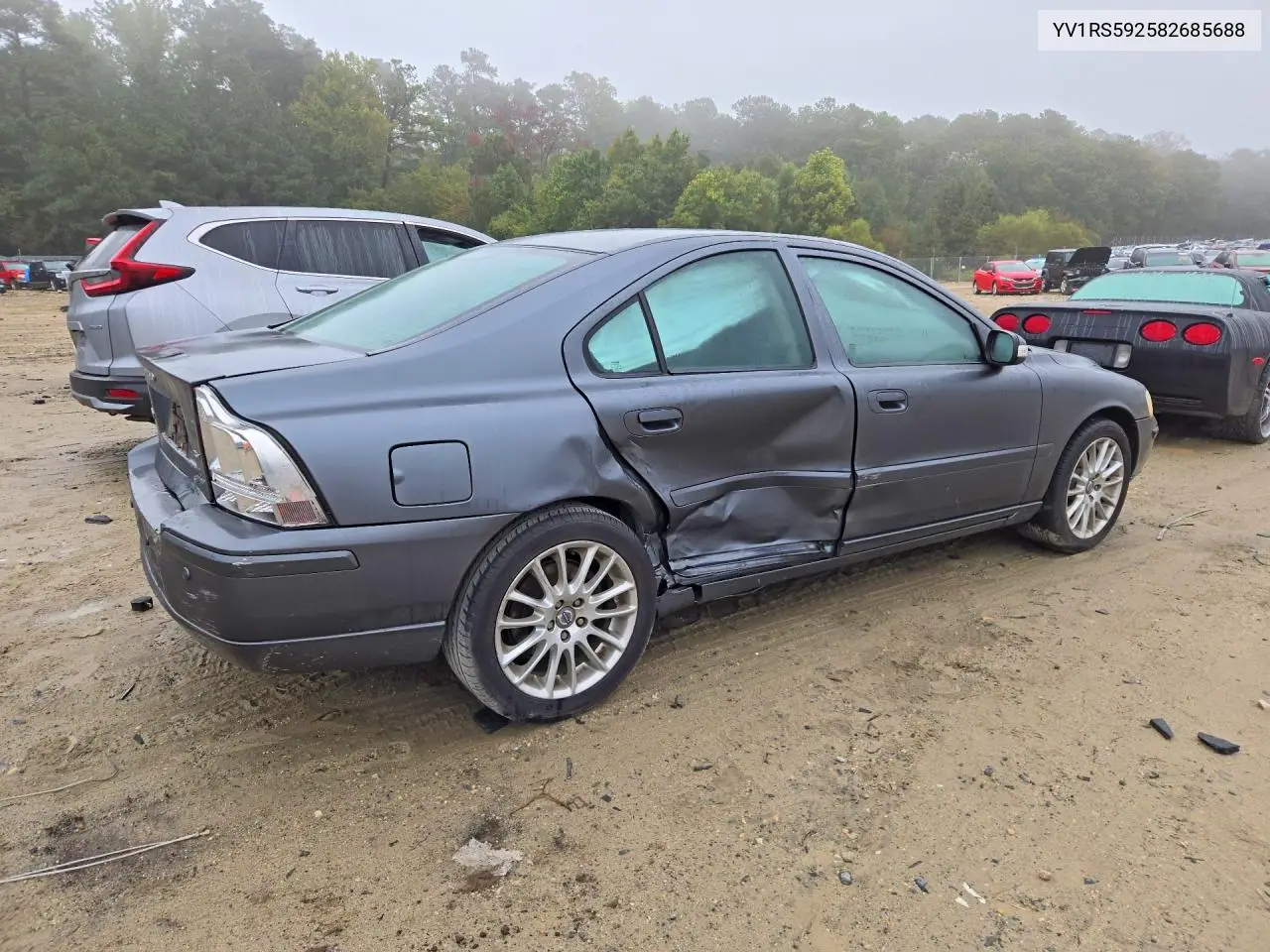 2008 VOLVO S60 VIN YV1RS592582685688 — фото 3