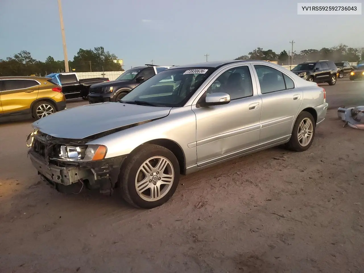 VOLVO S60 2009, VIN YV1RS592592736043