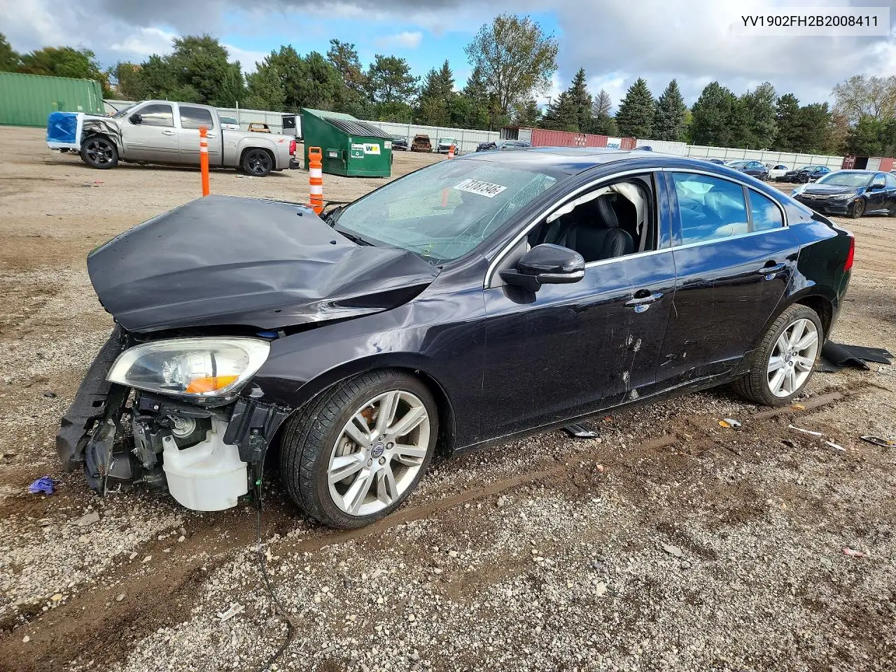 VOLVO S60 2011, VIN YV1902FH2B2008411