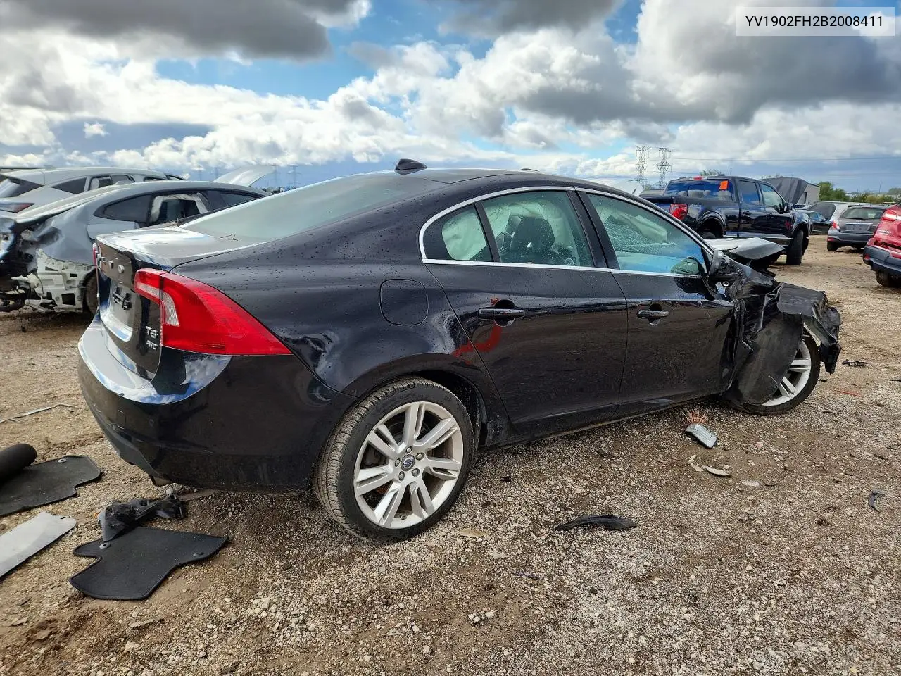 2011 VOLVO S60 VIN YV1902FH2B2008411 — фото 3