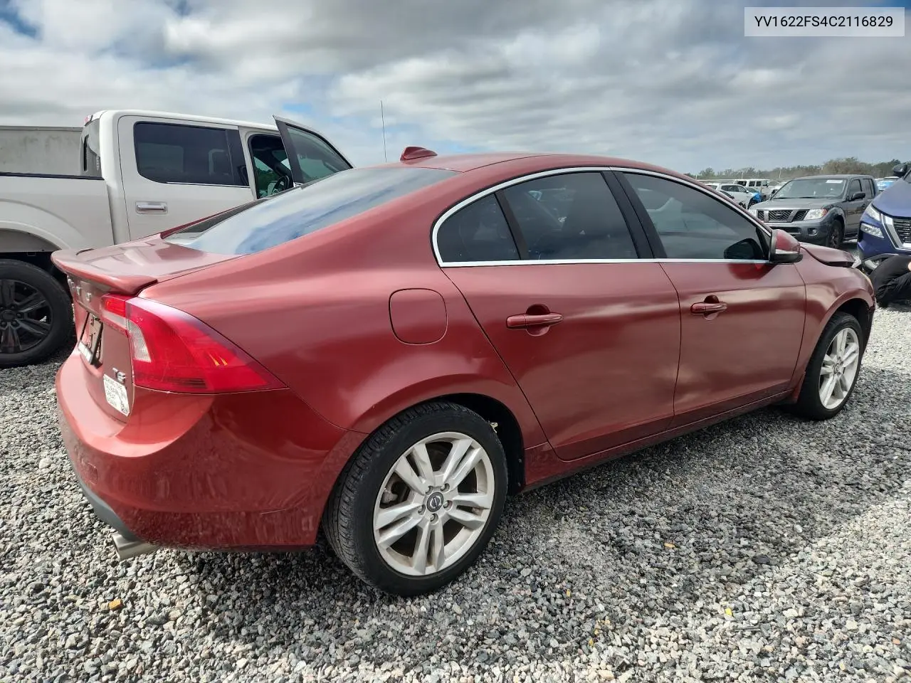 2012 VOLVO S60 VIN YV1622FS4C2116829 — фото 3