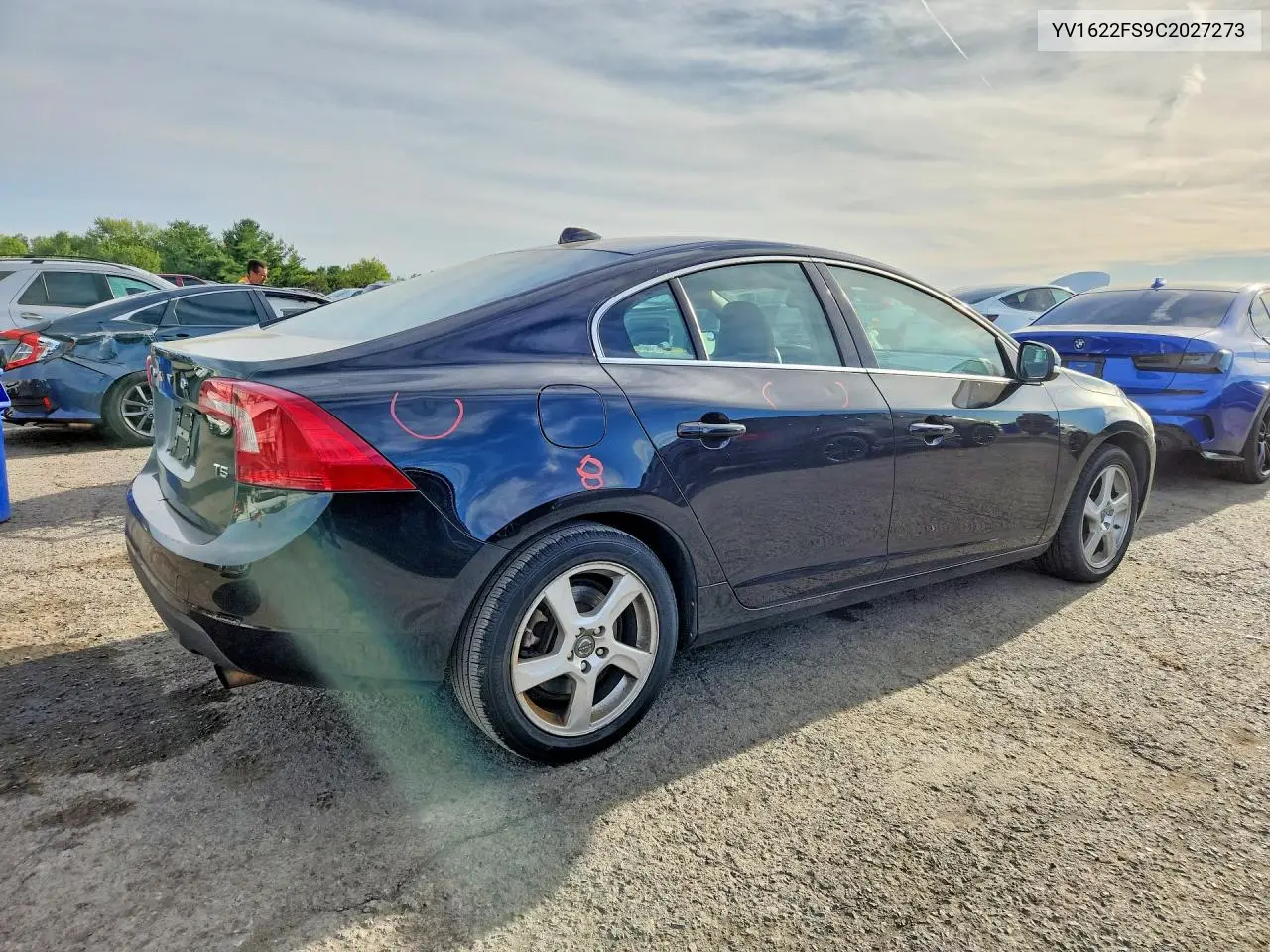 2012 VOLVO S60 VIN YV1622FS9C2027273 — фото 3