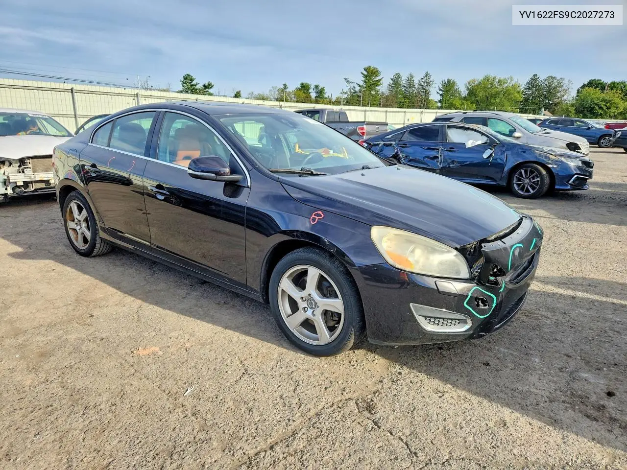 2012 VOLVO S60 VIN YV1622FS9C2027273 — фото 4