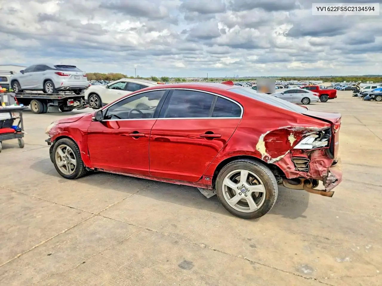 2012 VOLVO S60 VIN YV1622FS5C2134594 — фото 2