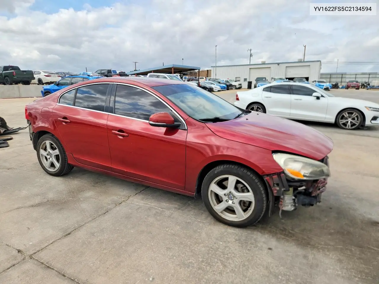 2012 VOLVO S60 VIN YV1622FS5C2134594 — фото 4