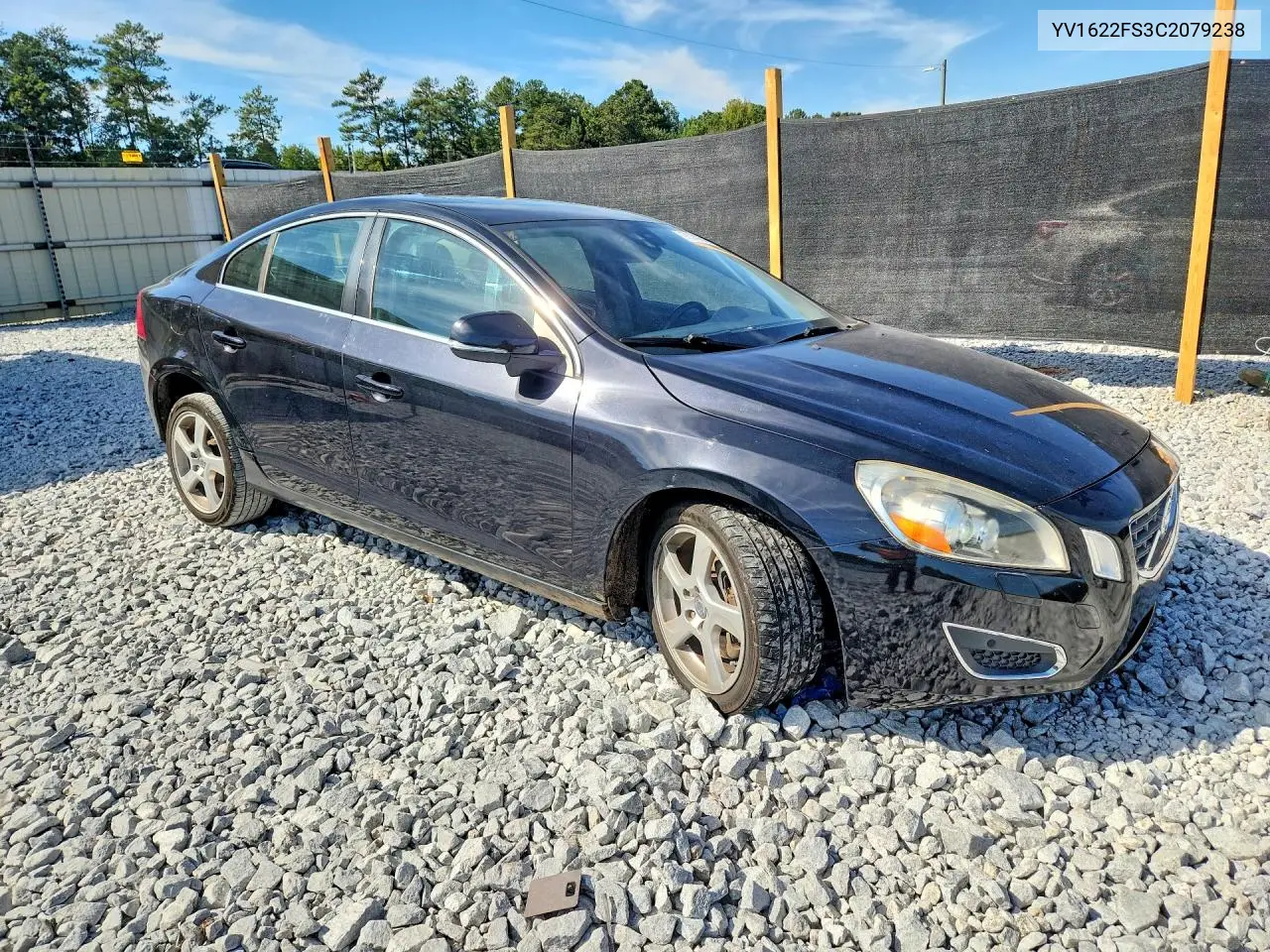 2012 VOLVO S60 VIN YV1622FS3C2079238 — фото 4