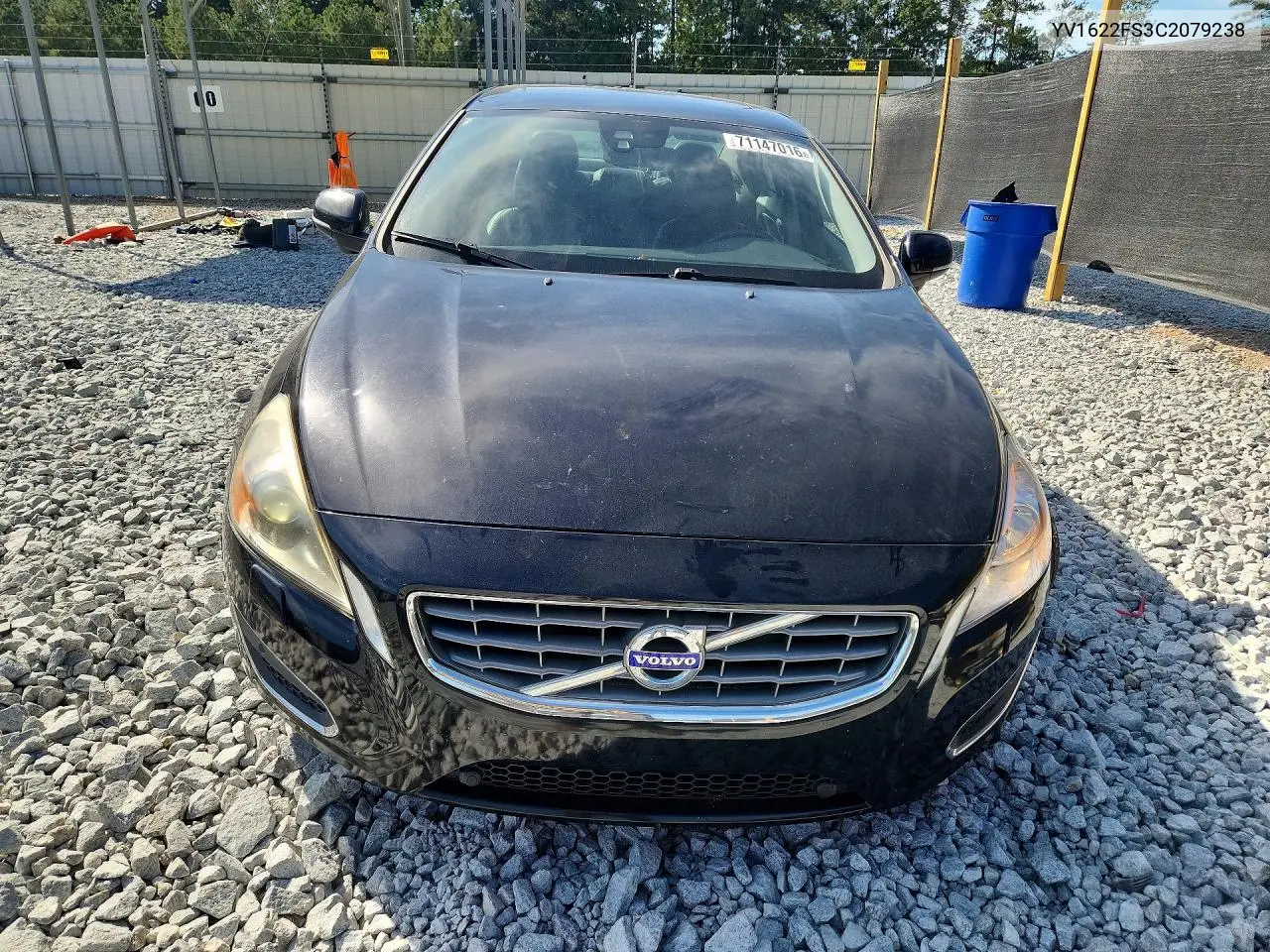 2012 VOLVO S60 VIN YV1622FS3C2079238 — фото 5