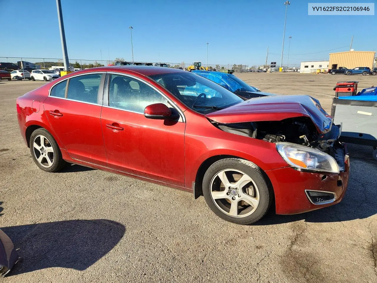 2012 VOLVO S60 VIN YV1622FS2C2106946 — фото 4