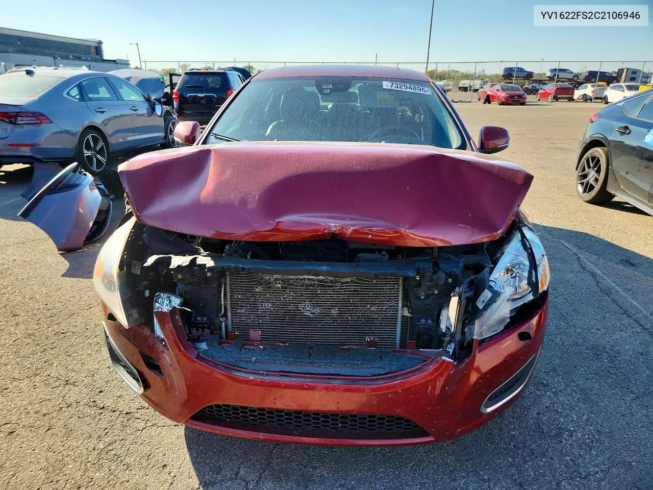 2012 VOLVO S60 VIN YV1622FS2C2106946 — фото 5