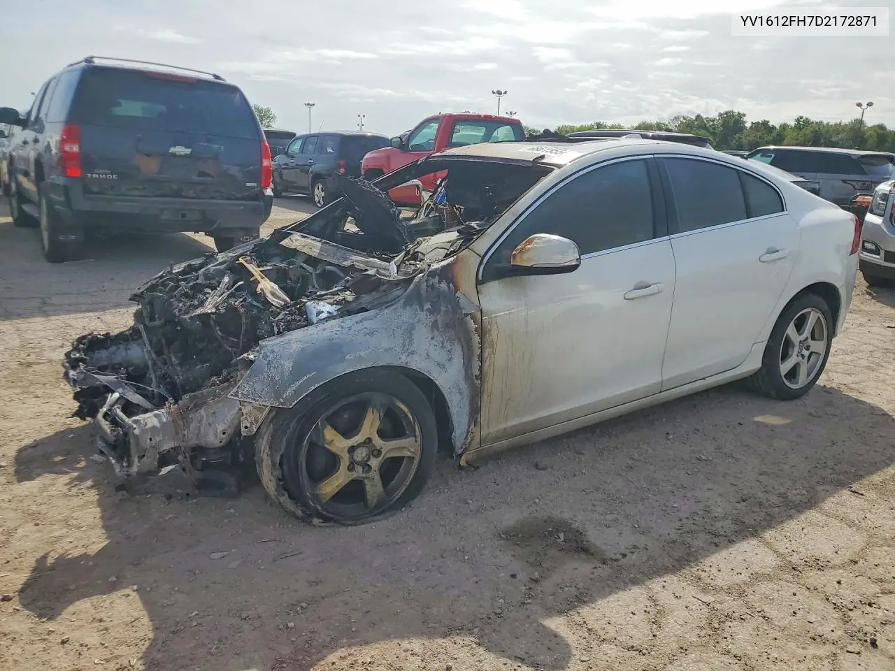 VOLVO S60 2013, VIN YV1612FH7D2172871