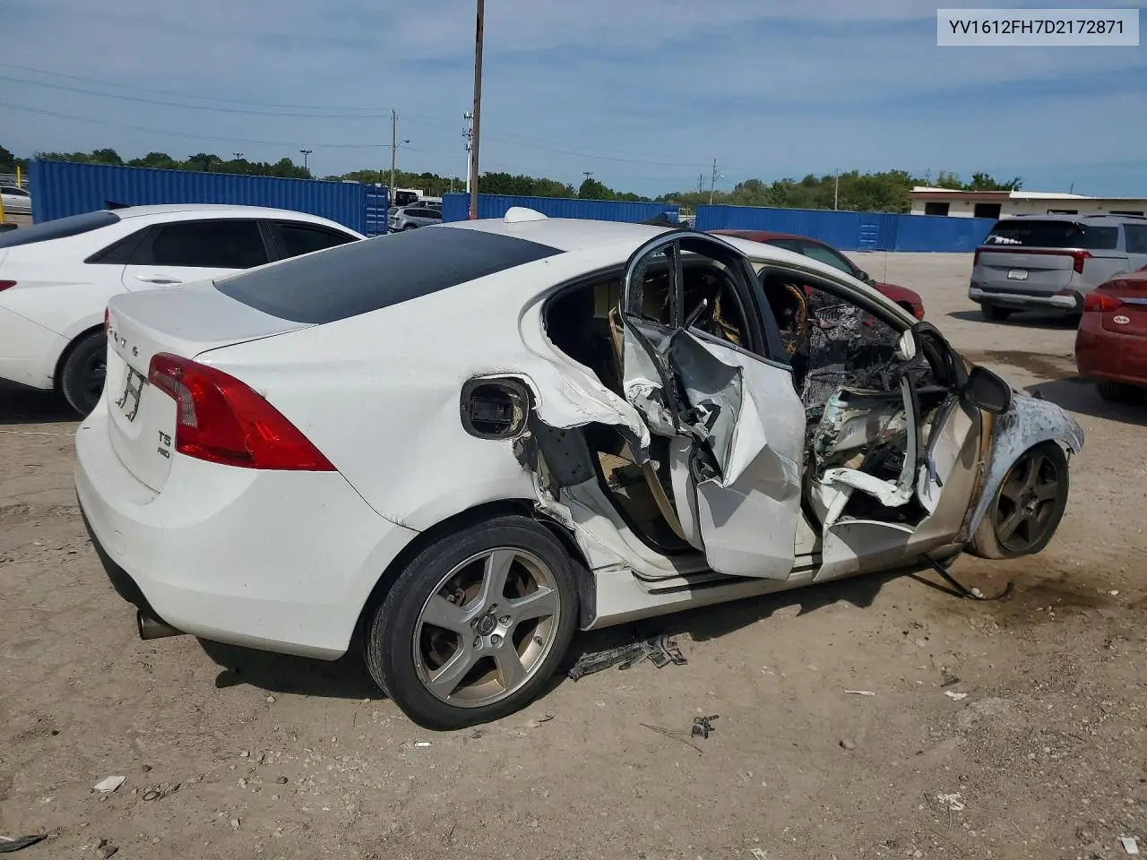 2013 VOLVO S60 VIN YV1612FH7D2172871 — фото 3