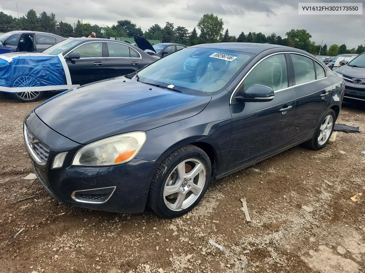 VOLVO S60 2013, VIN YV1612FH3D2173550