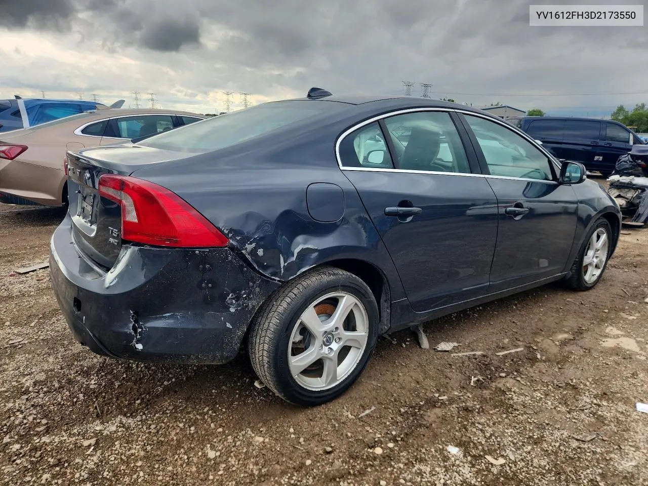 2013 VOLVO S60 VIN YV1612FH3D2173550 — фото 3