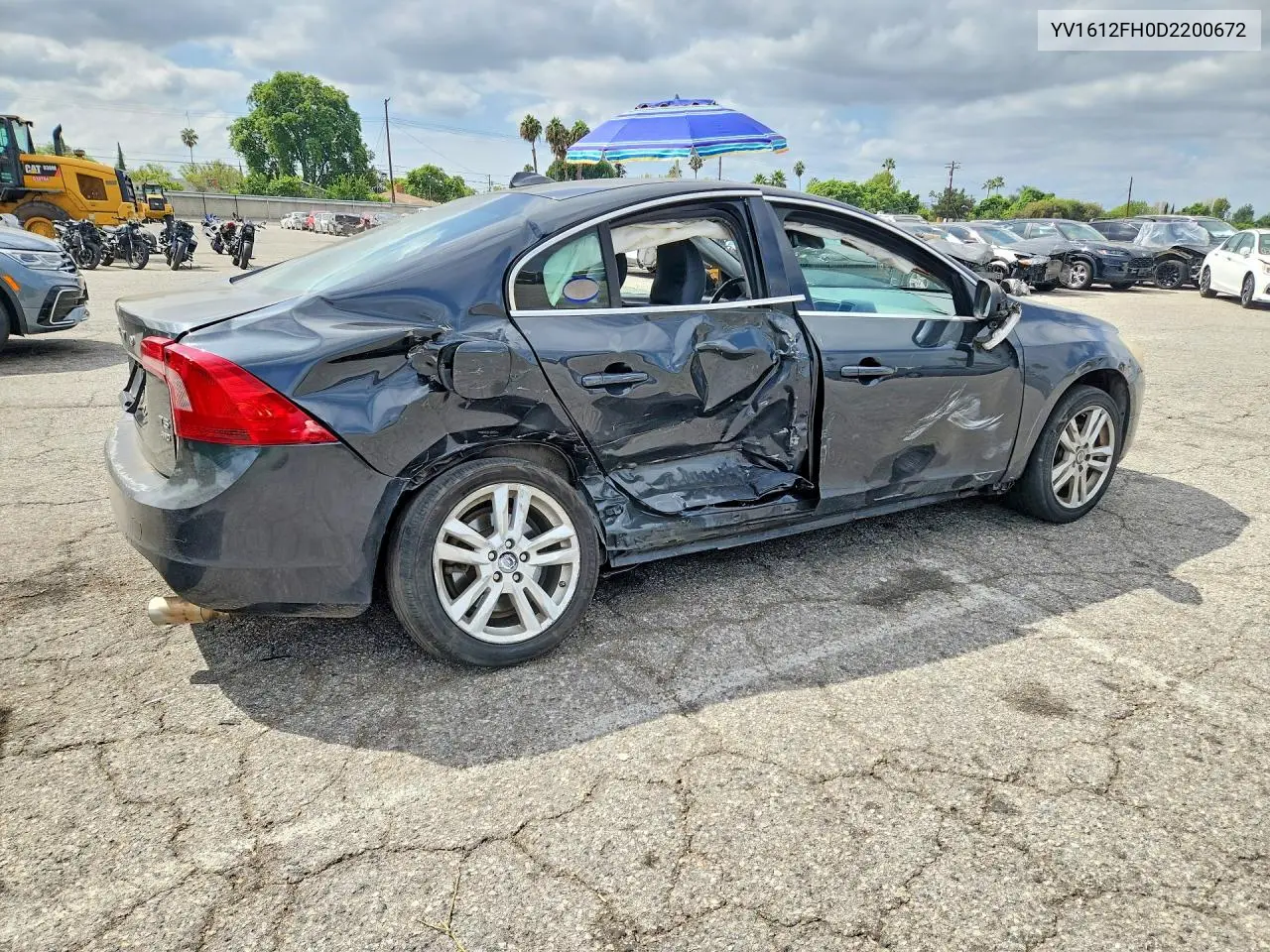 2013 VOLVO S60 VIN YV1612FH0D2200672 — фото 3