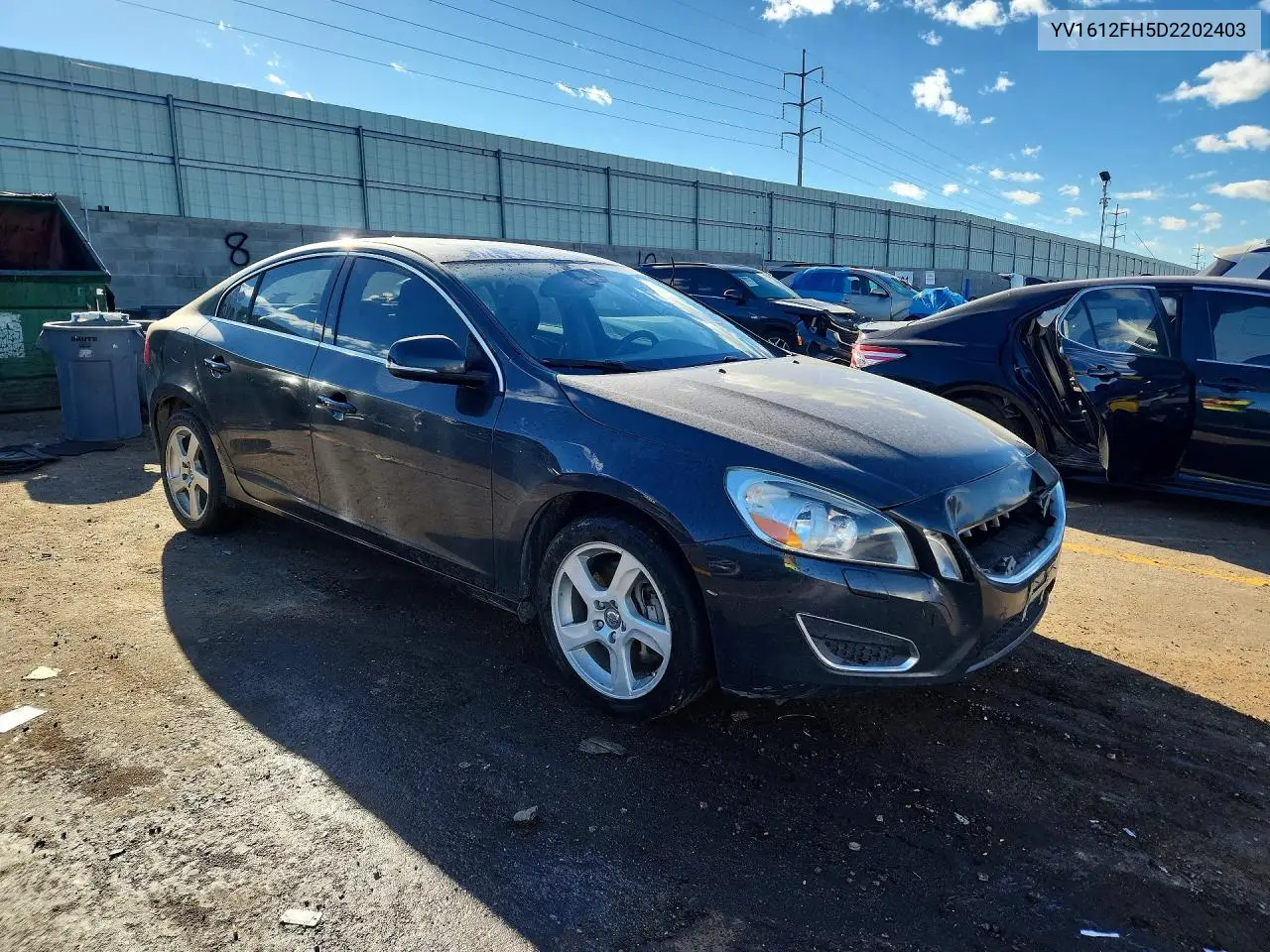 2013 VOLVO S60 VIN YV1612FH5D2202403 — фото 4