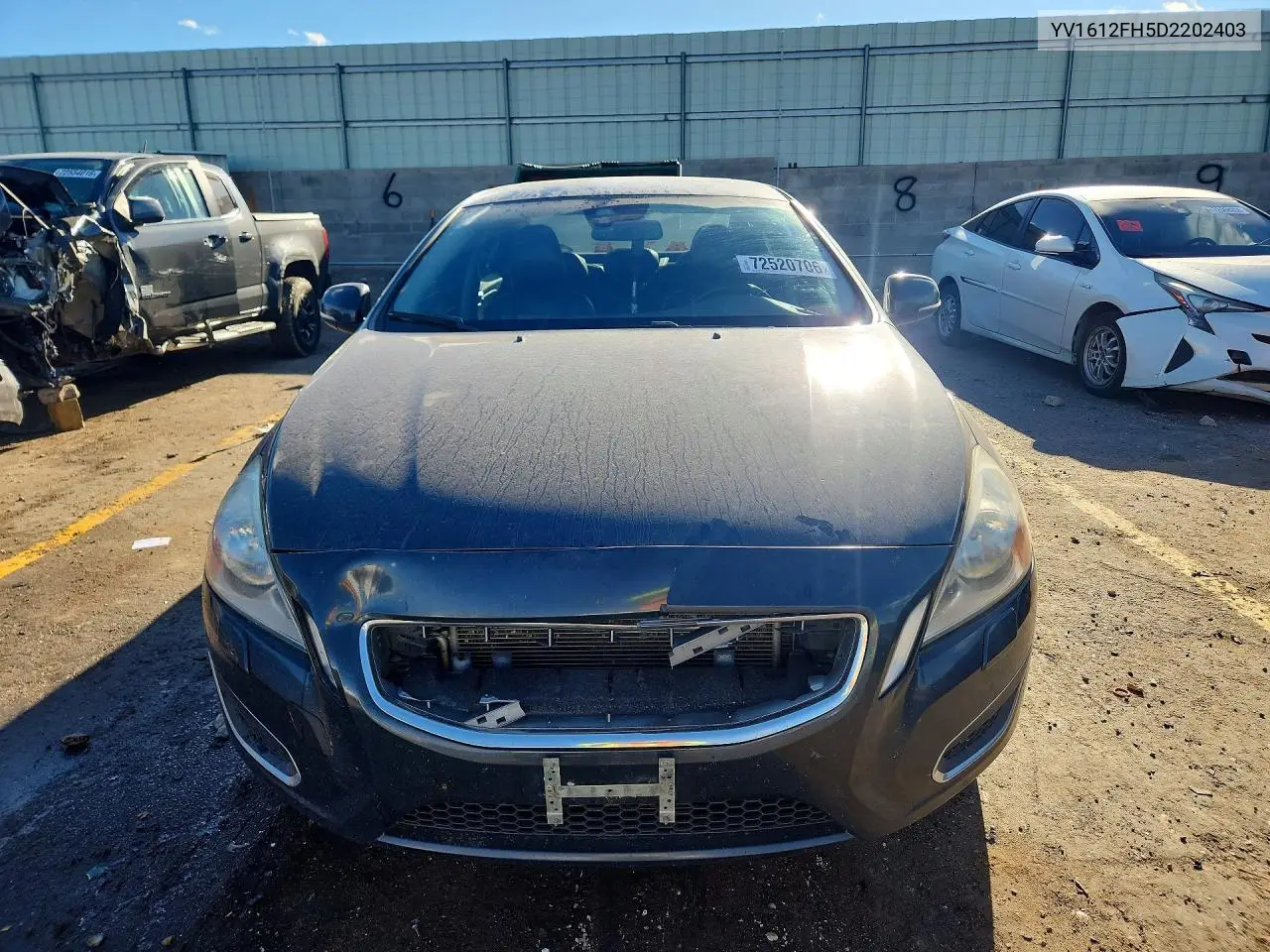 2013 VOLVO S60 VIN YV1612FH5D2202403 — фото 5