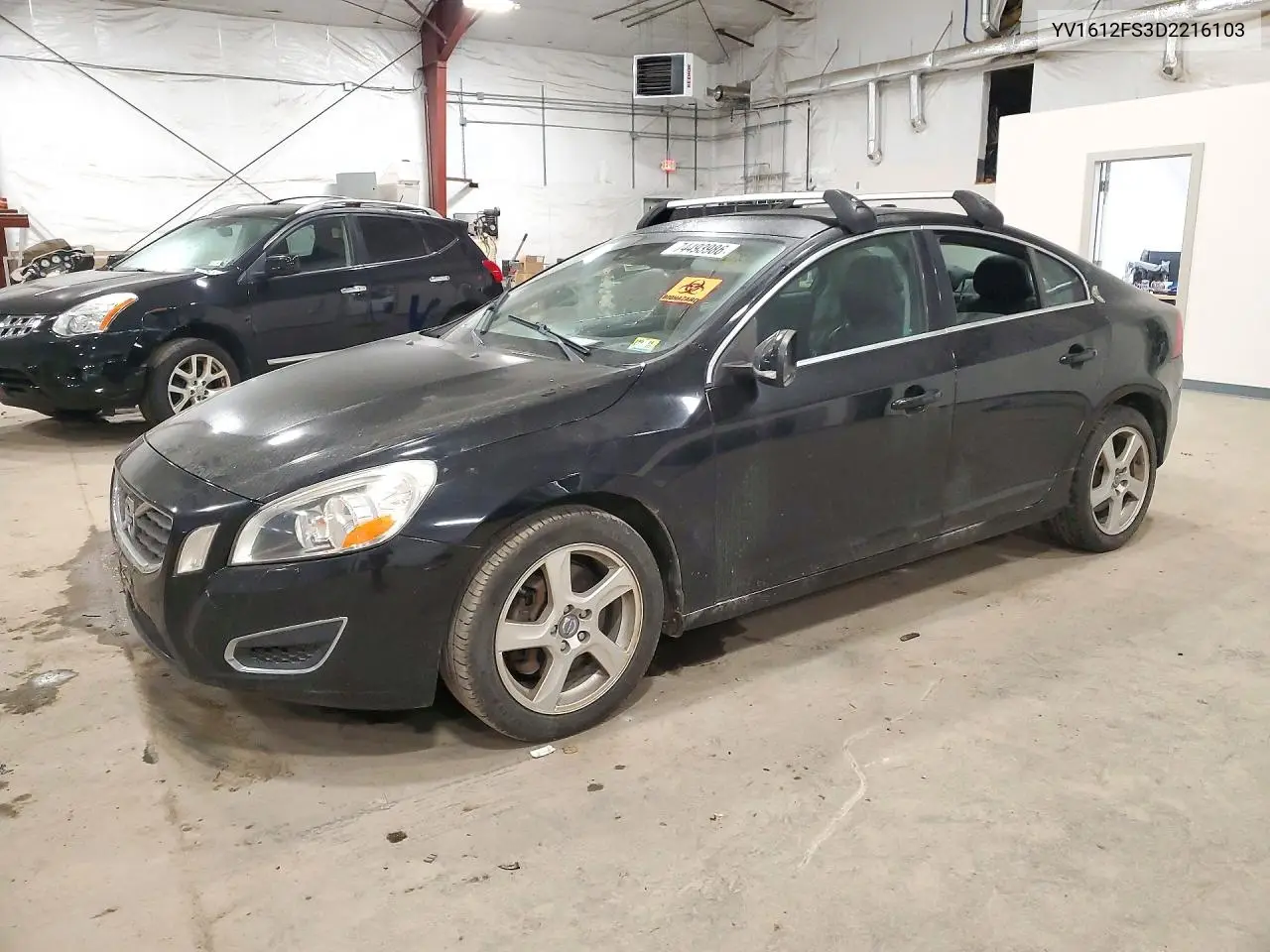 VOLVO S60 2013, VIN YV1612FS3D2216103