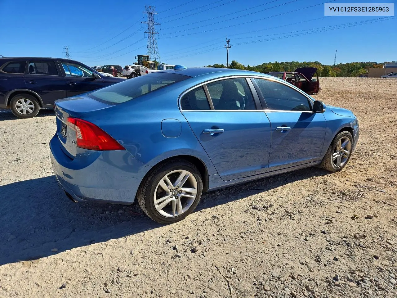2014 VOLVO S60 VIN YV1612FS3E1285963 — фото 3