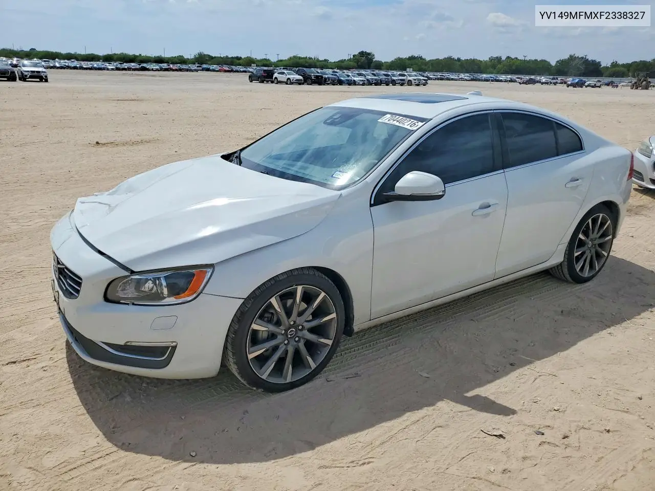VOLVO S60 2015, VIN YV149MFMXF2338327