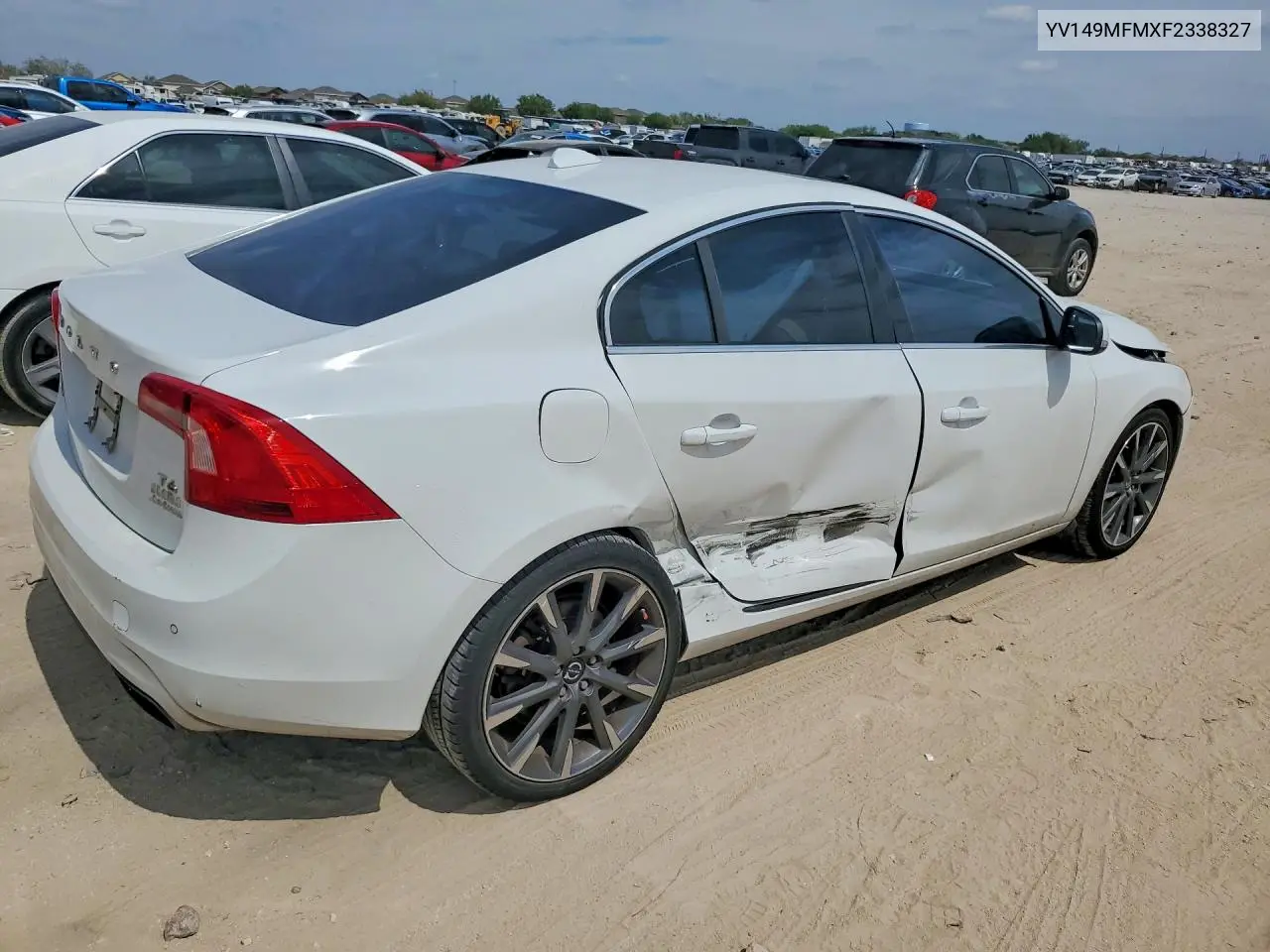 2015 VOLVO S60 VIN YV149MFMXF2338327 — фото 3