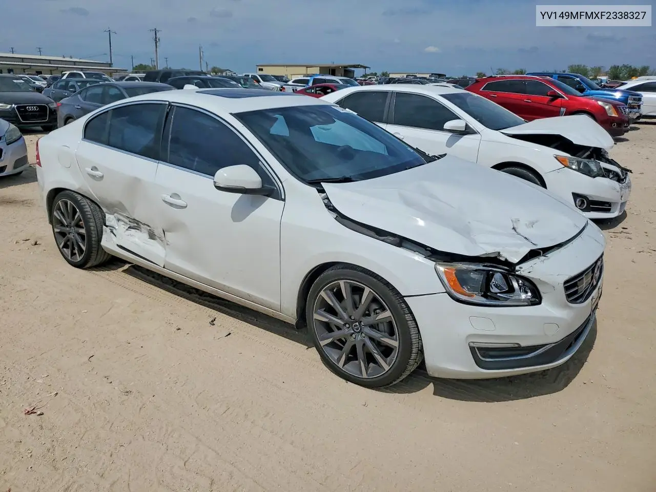 2015 VOLVO S60 VIN YV149MFMXF2338327 — фото 4