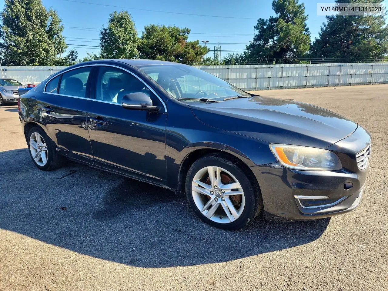 2015 VOLVO S60 VIN YV140MFK4F1345028 — фото 4