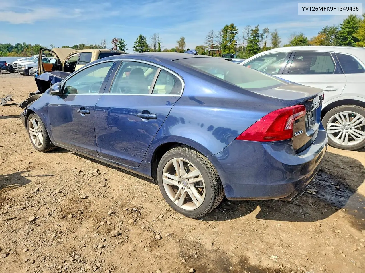 2015 VOLVO S60 VIN YV126MFK9F1349436 — фото 2