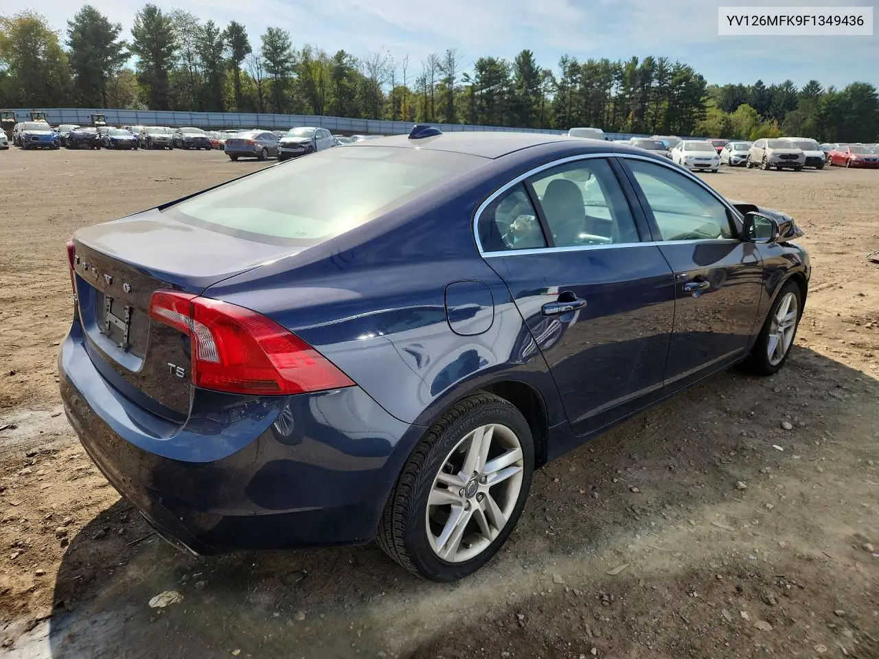 2015 VOLVO S60 VIN YV126MFK9F1349436 — фото 3