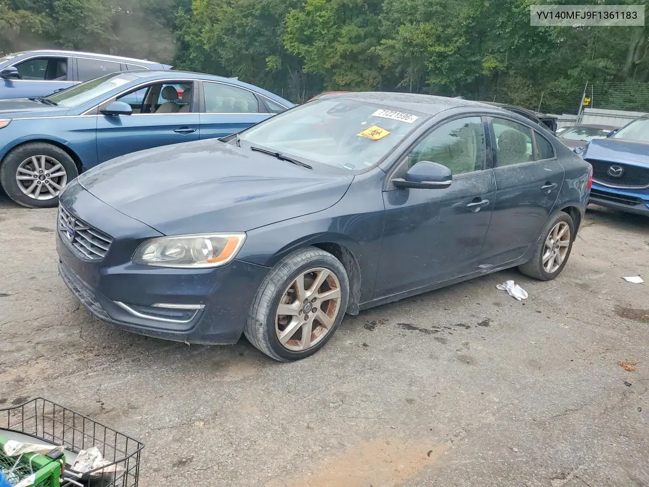 VOLVO S60 2015, VIN YV140MFJ9F1361183